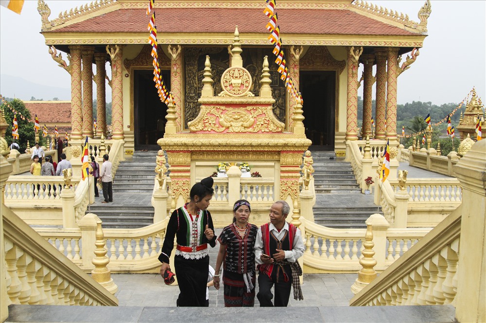 Tháp mộ chùa Khmer